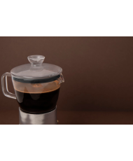 La Cafetière Szklany Ekspres do Kawy Verona Srebrny 290 ml