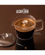 La Cafetière Szklany Ekspres do Kawy Verona Czarny 290 ml