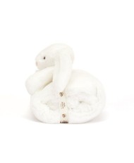 Króliczek Luxe Kocyk Biały 70 cm