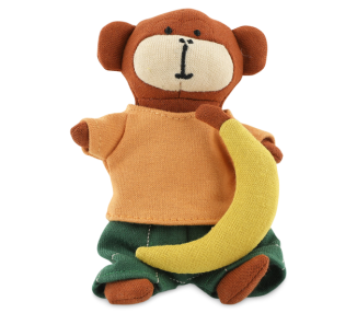 Urocze Zwierzaki Małpka z Bananem 13 cm