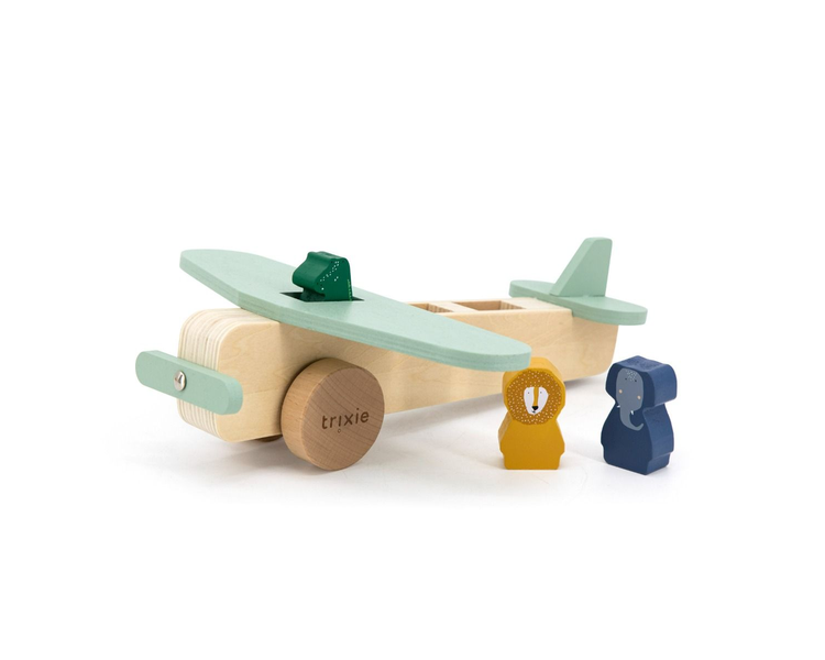 Zwierzęta Drewniany Samolot