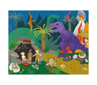 Dinozaury Magiczne Puzzle 50 elementów